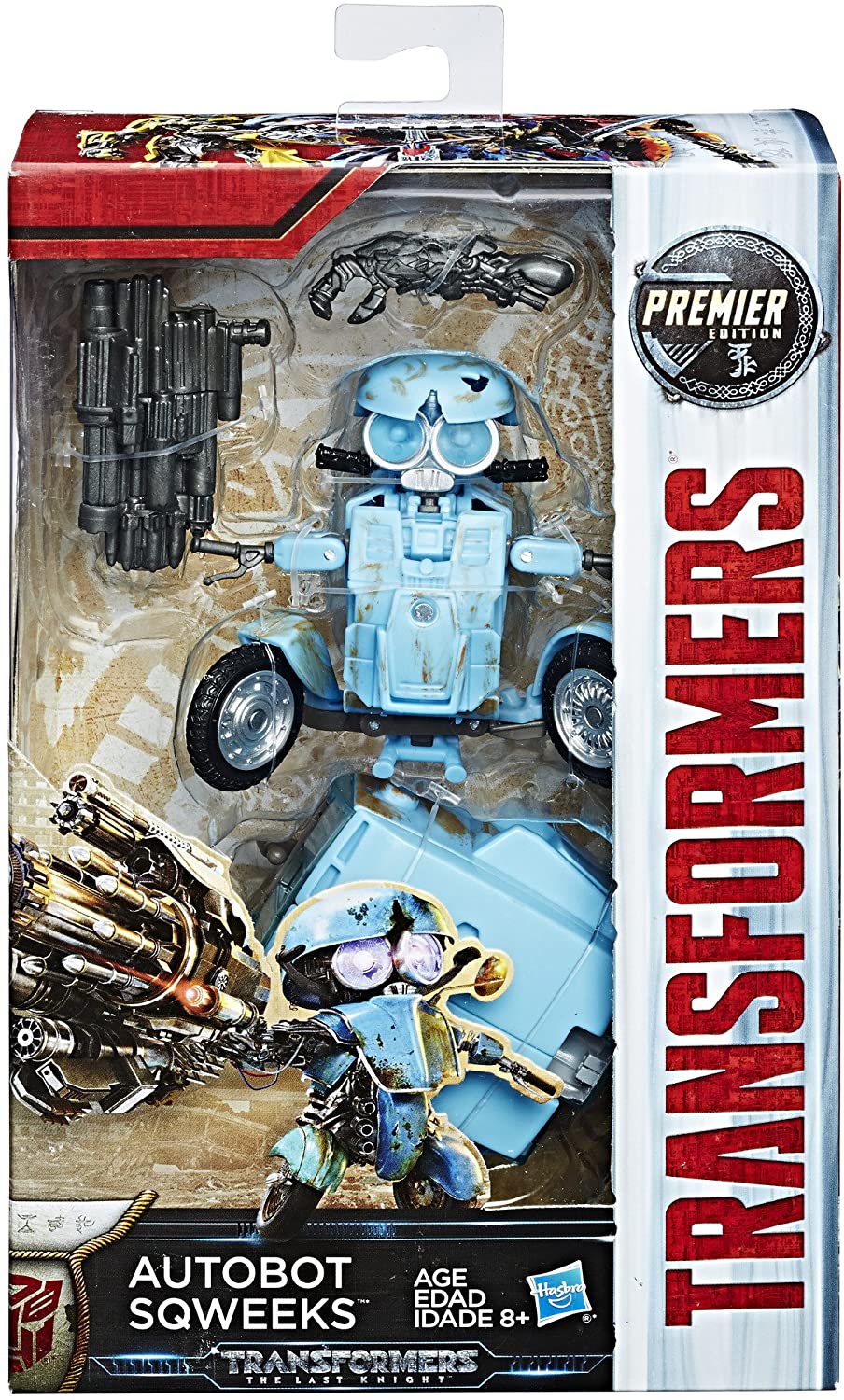 Hasbro Transformers The Last Knight Premier Edition Deluxe Autobot Sqweeks